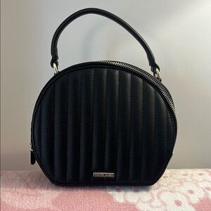 Draper James Black Quilted Purse